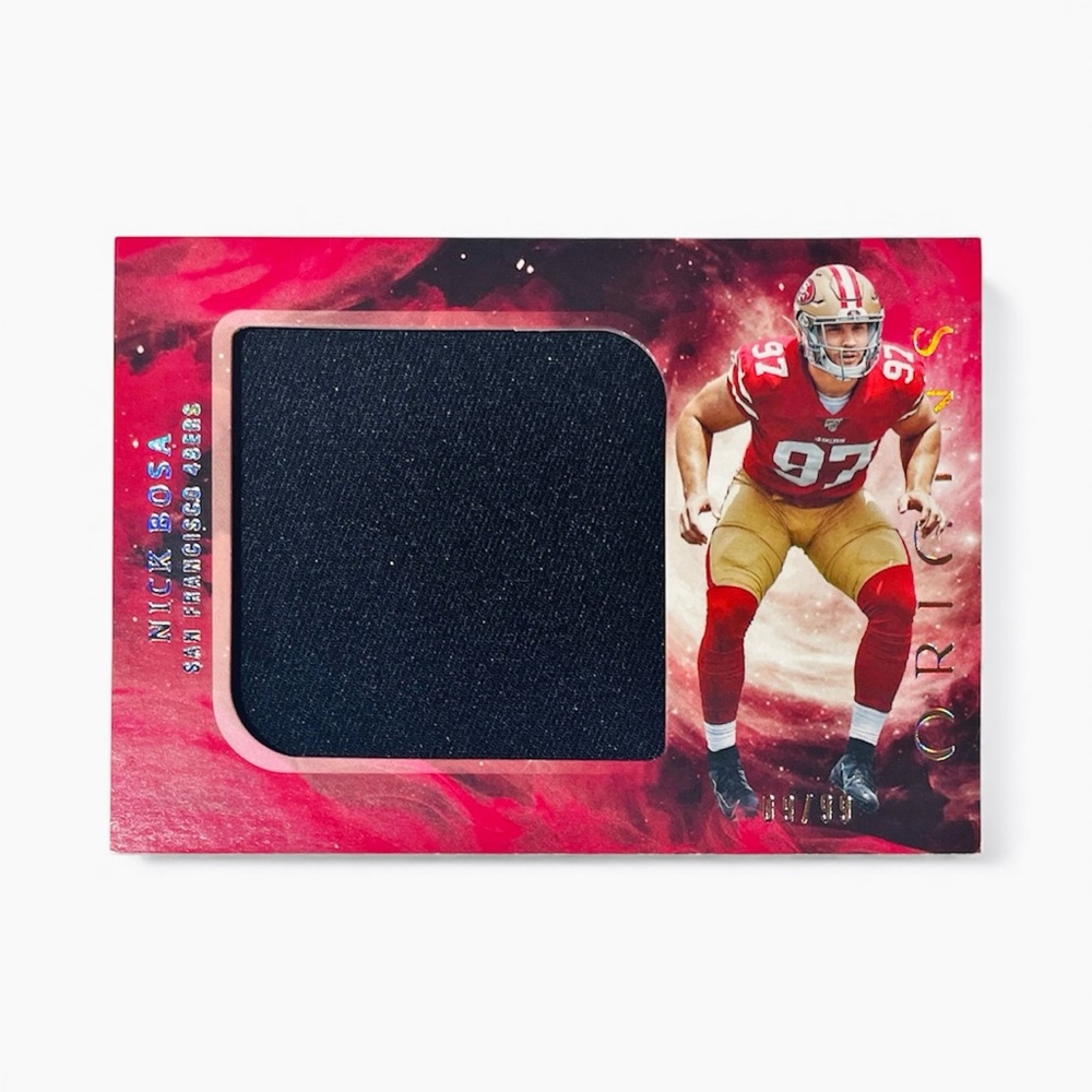 Nick Bosa Rookie Origins SP 09/99 NFL Football 49ers Trading Card